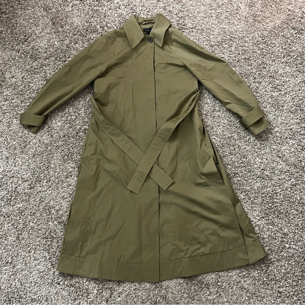 COS Olive Green Trench Coat